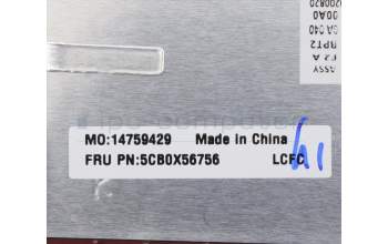 Lenovo 5CB0X56756 Tastatur inkl. Topcase ASM_SA L81WA FPCRDDIS