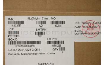 Lenovo 5CB0X56787 Tastatur inkl. Topcase ASM_FR L81WC NFPABDIS