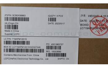 Lenovo 5CB0X56863 Tastatur inkl. TopcaseASM_FR-ARL81WCNFPPGDIS