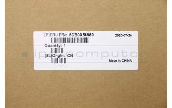 Lenovo 5CB0X56889 C-Abdeckung mit Tastatur, Englisch (US, Euro), Platingrau, Ohne_Hintergrundbeleuchtung, Fingerabdruck