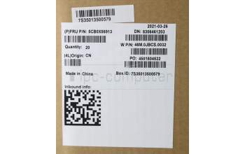 Lenovo 5CB0X56913 Tastatur inkl. Topcase ASM_AR-E W 81VT PG