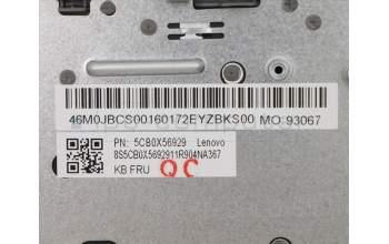 Lenovo 5CB0X56929 Tastatur inkl. Topcase ASM_HB W 81VT PG