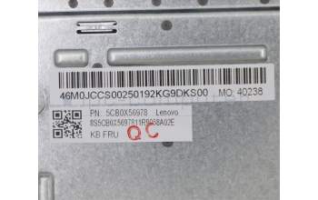 Lenovo 5CB0X56978 Tastatur inkl. Topcase ASM_AR-E W 81VU PG
