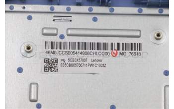 Lenovo 5CB0X57007 Tastatur inkl. Topcase ASM_GR W 81VU IB