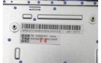 Lenovo 5CB0X57017 Tastatur inkl. Topcase ASM_CZ-SK W 81VU IB