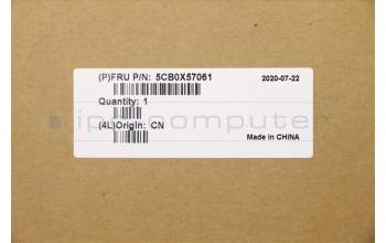 Lenovo 5CB0X57061 C-Cover with keyboard, Hebrew, Iron Grey, US