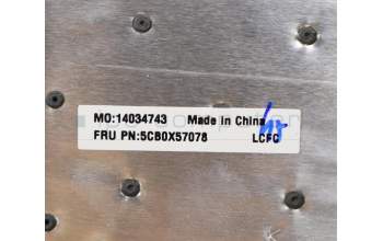 Lenovo 5CB0X57078 ABDECKUNG, Baugruppe Oberer Gehäuseteil_BU L82C5IGTEX