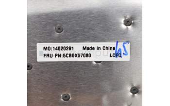 Lenovo 5CB0X57080 Tastatur inkl. Topcase ASM_BE L82C5IGTEX