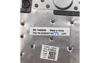 Lenovo 5CB0X57137 Tastatur inkl. Topcase ASM_CZ-SK L82C4 IGTEX