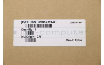 Lenovo 5CB0X57447 Tastatur inkl. Topcase ASM_UK L81WB NFPBKDIS