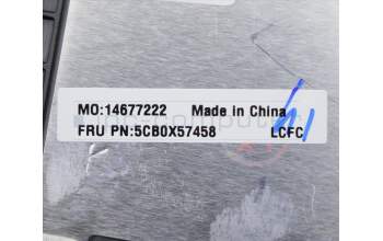 Lenovo 5CB0X57458 Tastatur inkl. Topcase ASM_FR L81WB NFPBKDIS