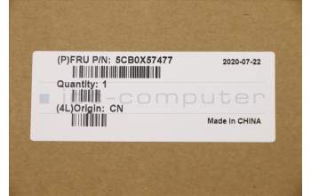 Lenovo 5CB0X57477 C-Cover with keyboard,UK English,Platinum Grey,Non_Fingerprint