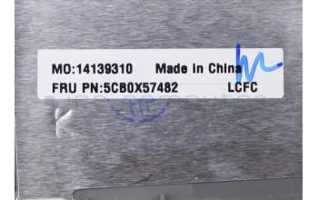 Lenovo 5CB0X57482 Tastatur inkl. Topcase ASM_PO L81WB NFPPGYDIS