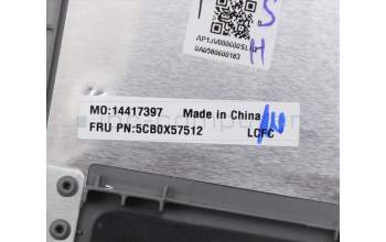 Lenovo 5CB0X57512 Tastatur inkl. Topcase ASM_PO L81WB FPPGYDIS