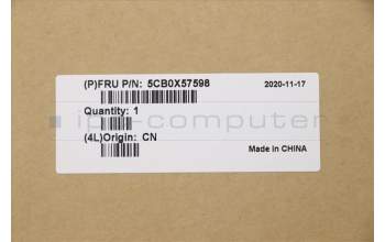 Lenovo 5CB0X57598 Tastatur inkl. Topcase ASM_IT L81WB NFPCRDDIS