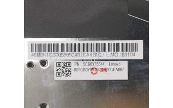 Lenovo 5CB0Y85344 ABDECKUNG, Baugruppe Oberer Gehäuseteil_FR W 81X1 PG