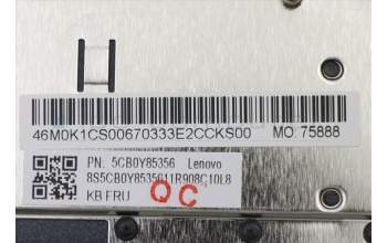 Lenovo 5CB0Y85356 Tastatur inkl. Topcase ASM_SW NBL NFP W81X1PG