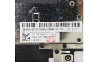 Lenovo 5CB0Y85357 Tastatur inkl. Topcase ASM_USI NBL NFP W81X1PG