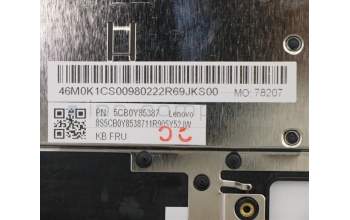 Lenovo 5CB0Y85387 Tastatur inkl. Topcase ASM_SA BL FP W81X1PG