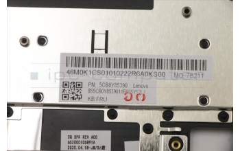 Lenovo 5CB0Y85390 Tastatur inkl. Topcase ASM_CZ-SK BL FP W81X1PG