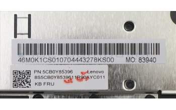 Lenovo 5CB0Y85396 Tastatur inkl. Topcase ASM_UK NBL FP W81X1PG