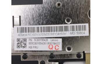 Lenovo 5CB0Y85426 Tastatur inkl. Topcase ASM_US BL NFP W81X1GY