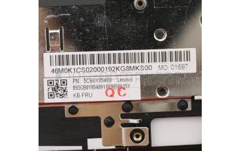 Lenovo 5CB0Y85489 Tastatur inkl. Topcase ASM_US BL FP W81X1GY