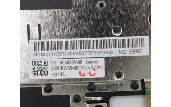 Lenovo 5CB0Y85498 Tastatur inkl. Topcase ASM_CF-E W 81X1 GY