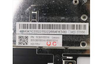 Lenovo 5CB0Y85516 Tastatur inkl. Topcase ASM_CZ-SK W 81X1 GY
