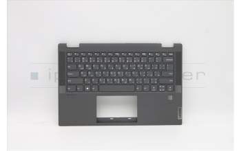 Lenovo 5CB0Y85535 C-Cover with keyboard, Arabic, Grey, Non-Backlight, Fingerprint, US