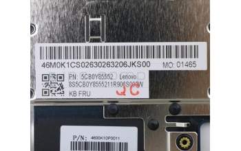 Lenovo 5CB0Y85552 Tastatur inkl. Topcase ASM_US W 81X1 LT
