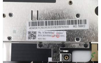 Lenovo 5CB0Y85642 Tastatur inkl. Topcase ASM_CZ-SK BL FP W81X1LT