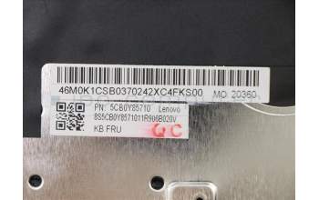 Lenovo 5CB0Y85710 Tastatur inkl. Topcase ASM_USINTE BLNFPW81X3PG