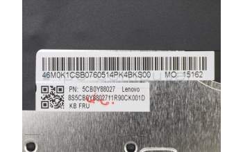 Lenovo 5CB0Y88027 Tastatur inkl. Topcase ASM_UK W 81X3 PG