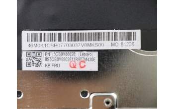 Lenovo 5CB0Y88028 Tastatur inkl. Topcase ASM_IT BL FP W81X3PG