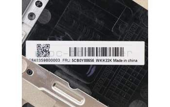 Lenovo 5CB0Y88656 C-Abdeckung mit Tastatur, Italienisch, Schwarz, Hintergrundbeleuchtung, Fingerabdruck