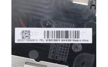 Lenovo 5CB0Y88670 COVER Upper C81YH AL_SIL FP BLKB_SW