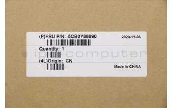 Lenovo 5CB0Y88690 COVER Upper C81YH AL_SIL FP BLKB_AR-FR