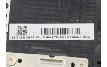 Lenovo 5CB0Y88768 C-Abdeckung mit Tastatur, USA – Englisch, Blau, Hintergrundbeleuchtung, Fingerabdruck