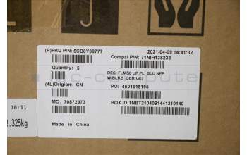 Lenovo 5CB0Y88777 COVER Upper C81YH PL_BLU NFP BLKB_GER