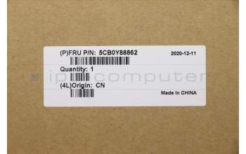 Lenovo 5CB0Y88862 COVER Upper C81YH PL_SIL NFP BLKB_GER