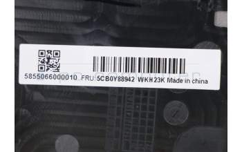 Lenovo 5CB0Y88942 Upper C81YH AL_BLK FP BLKB_PORT