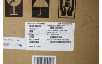 Lenovo 5CB0Y88986 COVER Upper C81YH PL_SIL NFP NBLKB_FRE