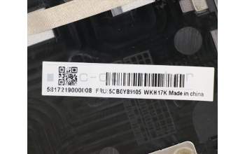 Lenovo 5CB0Y89105 COVER Upper C81YH AL_BLK FP BLKB_USI