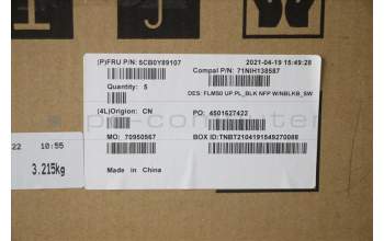 Lenovo 5CB0Y89107 COVER Upper C81YH PL_BLK NFP NBLKB_SW