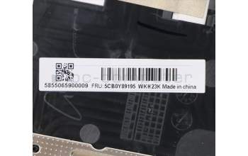 Lenovo 5CB0Y89195 COVER Upper C81YH AL_SIL FP BLKB_PORT