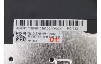 Lenovo 5CB0Y89978 Tastatur inkl. Topcase ASM_JA W 81X3 PG