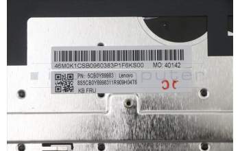 Lenovo 5CB0Y89983 Tastatur inkl. Topcase ASM_BE BL FP W81X3PG