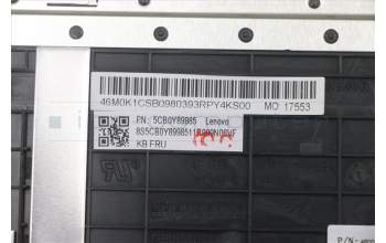 Lenovo 5CB0Y89985 Tastatur inkl. Topcase ASM_SA BL FP W81X3PG