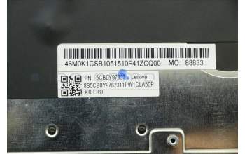 Lenovo 5CB0Y97623 Tastatur inkl. Topcase ASM_UKR BL FP W81X3PG